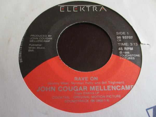 John Cougar Mellencamp : Rave On (7")