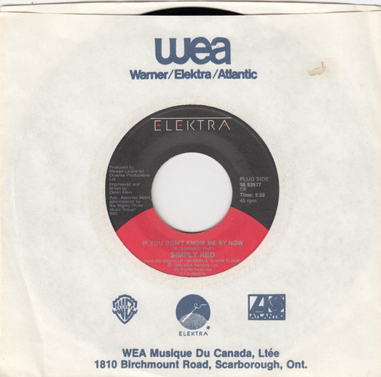 Simply Red : If You Don't Know Me By Now (7")