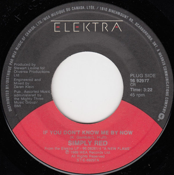 Simply Red : If You Don't Know Me By Now (7")