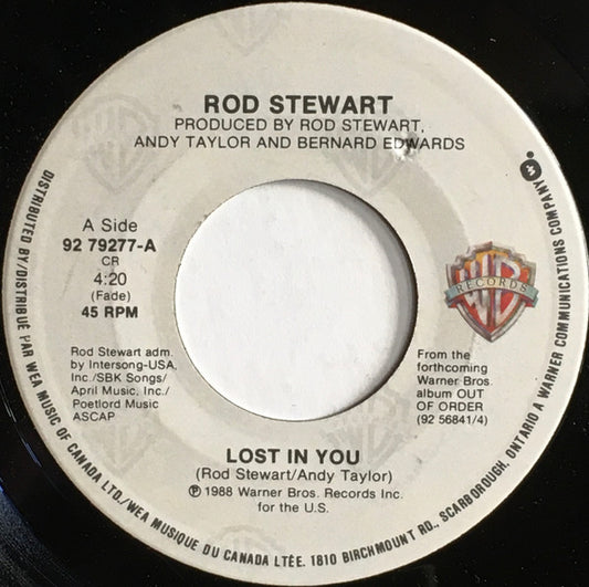 Rod Stewart : Lost In You (7")