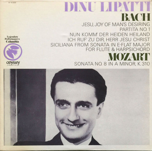 Johann Sebastian Bach, Wolfgang Amadeus Mozart, Dinu Lipatti : Jésus, Que Ma Joie Demeure  / Partita N° 1 En Si Bémol Majeur / "Ich Ruf Zu Dir", "Nun Komm' Der Heiden Heiland" / Siciliana / Sonata N° 8 (LP)