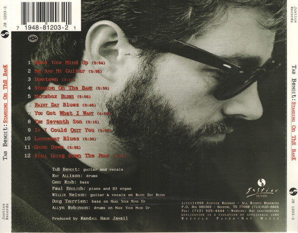 Tab Benoit : Standing On The Bank (CD, Album)