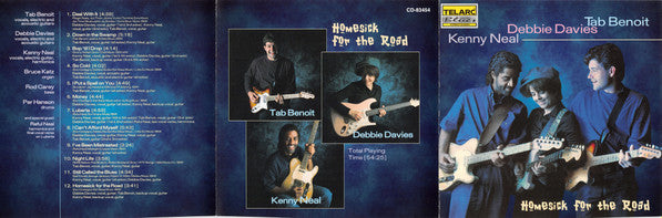 Tab Benoit, Debbie Davies, Kenny Neal : Homesick For The Road (CD, Album)