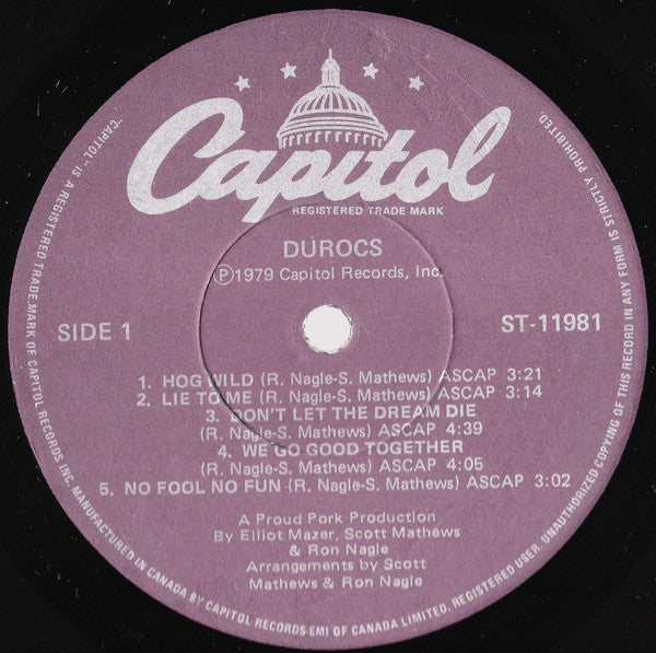 Dūrocs : Dūrocs (LP, Album)