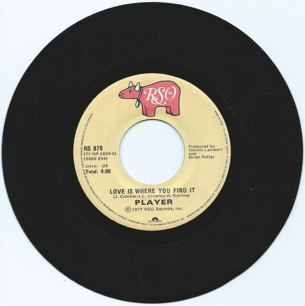 Player (4) : Baby Come Back (7", Single)