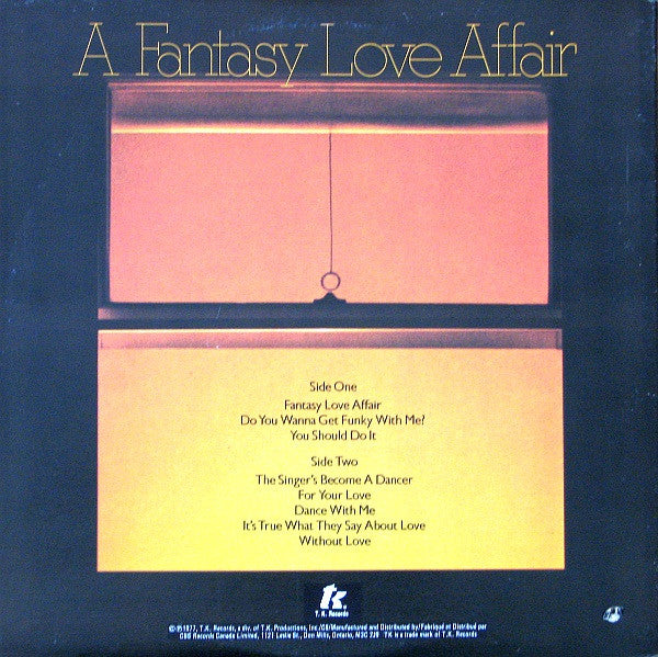 Peter Brown (2) : A Fantasy Love Affair (LP, Album, Gat)