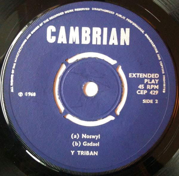 Y Triban* : Paid A Dodi Dadi Ar Y Dôl (7", EP)