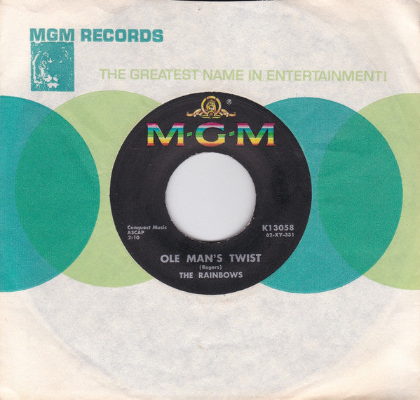 The Rainbows (6) : Ole Man's Twist / Straight Ahead (7", Single)