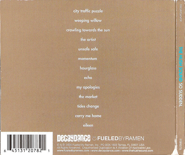 The Hush Sound : So Sudden (CD, Album, Dig)