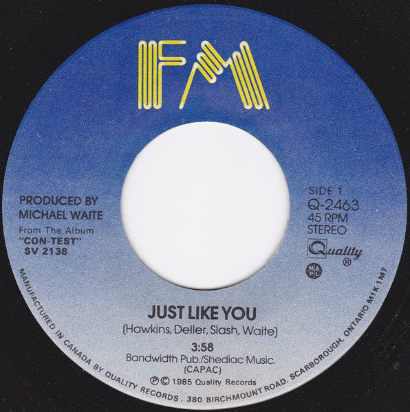 FM (3) : Just Like You (7", Single)