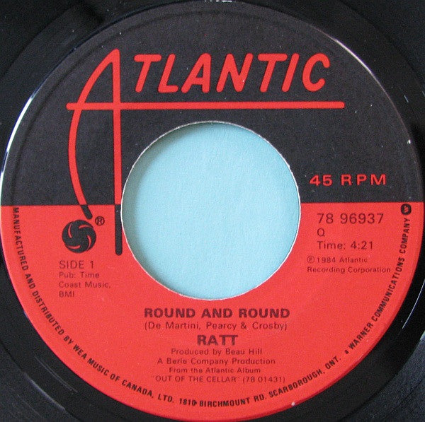 Ratt : Round And Round (7", Single)
