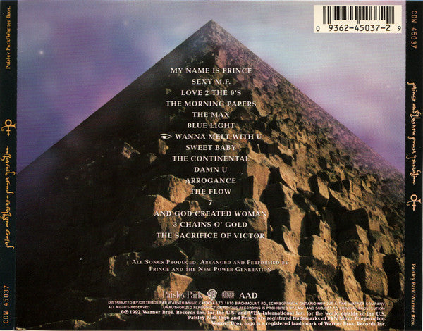Prince And The New Power Generation : Love Symbol (CD, Album)