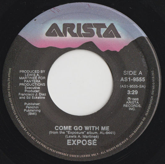 Exposé : Come Go With Me (7", Single)