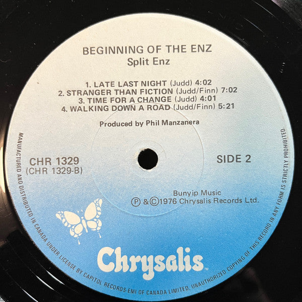 Split Enz : Beginning Of The Enz (LP, Comp)