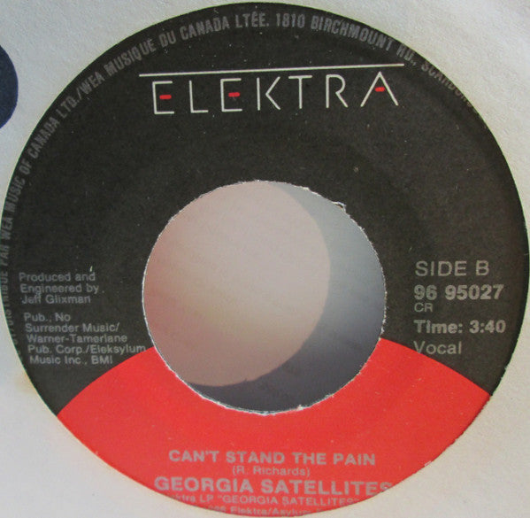 The Georgia Satellites : Keep Your Hands To Yourself (7")