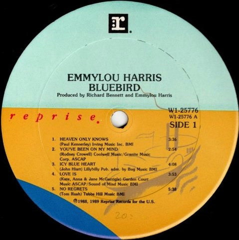Emmylou Harris : Bluebird (LP, Album, Club, CRC)