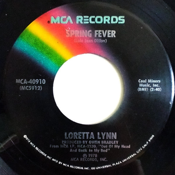 Loretta Lynn : God Bless The Children / Spring Fever  (7", Single)