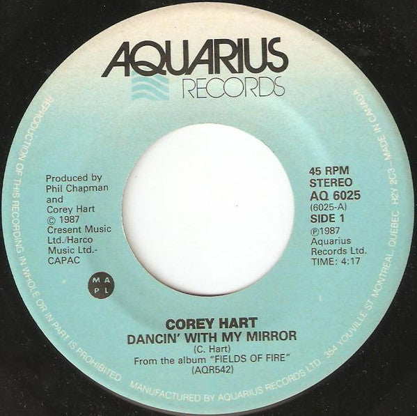 Corey Hart : Dancin' With My Mirror (7", Single)