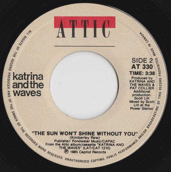 Katrina And The Waves : Do You Want Crying (7", Single)