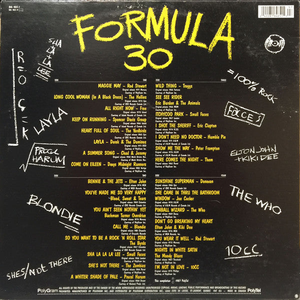 Various : Formula 30 (2xLP, Comp)