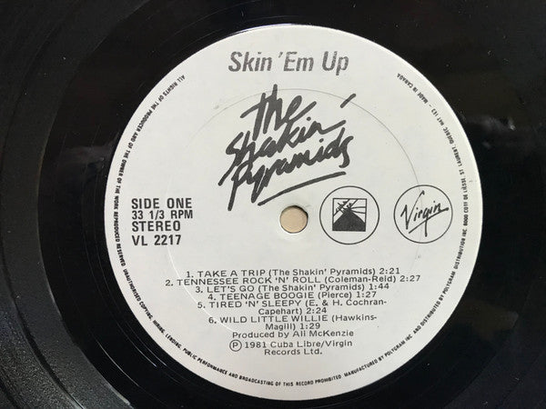 The Shakin' Pyramids : Skin 'Em Up (LP, Album)