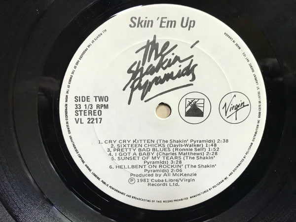 The Shakin' Pyramids : Skin 'Em Up (LP, Album)