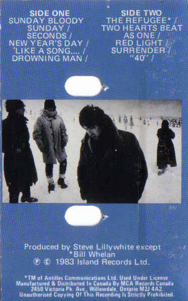 U2 : War (Cass, Album, RE)