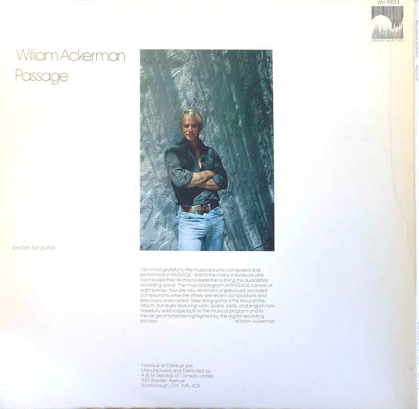 William Ackerman : Passage (LP, Album, Gat)