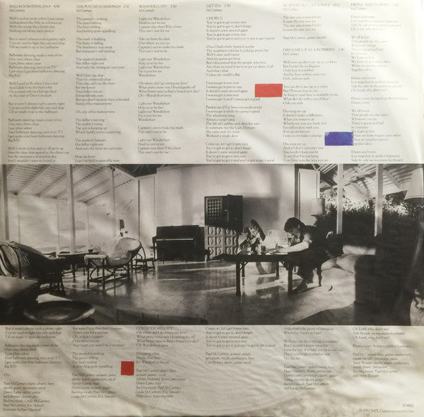 Paul McCartney : Tug Of War (LP, Album, Cus)