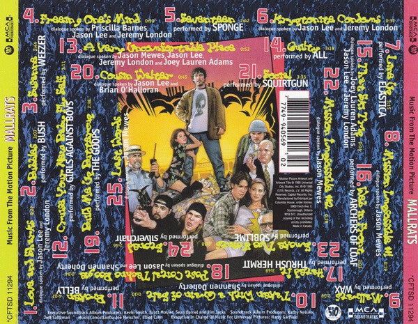 Various : Mallrats (Music From The Motion Picture) (CD, Comp, Club)