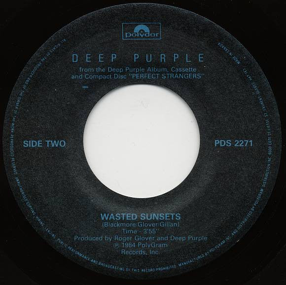Deep Purple : Knocking At Your Back Door (7", Single)