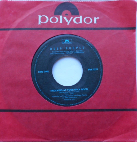 Deep Purple : Knocking At Your Back Door (7", Single)