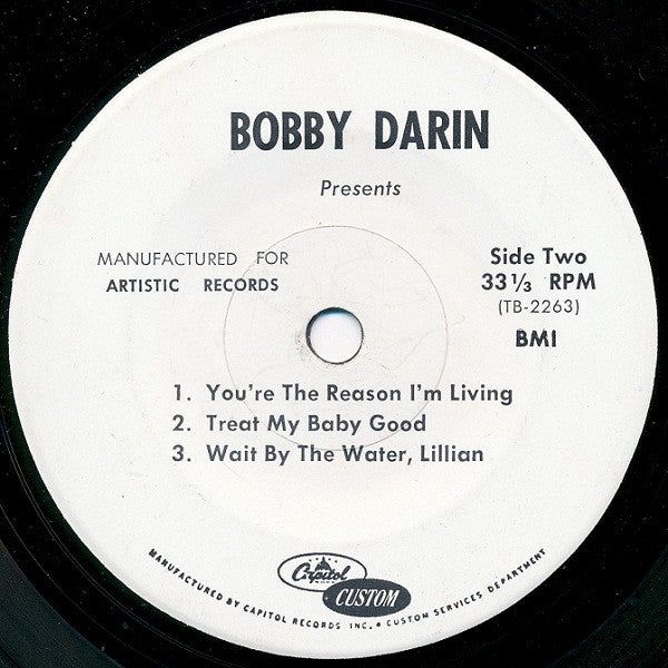 Bobby Darin : Bobby Darin Presents (7", EP)