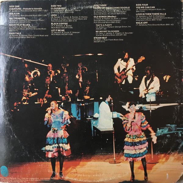 Pointer Sisters : The Pointer Sisters Live At The Opera House (2xLP, Album, Off)