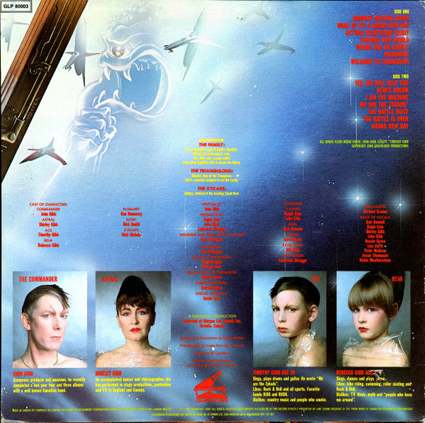 The Gibb Family : Voyage To Triangulos (A Musical Space Adventure) (LP, Album)