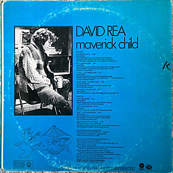 David Rea : Maverick Child (LP, Album, Gat)