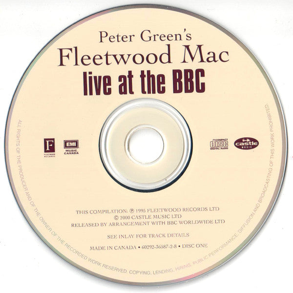 Fleetwood Mac : Live At The BBC (2xCD, Comp)