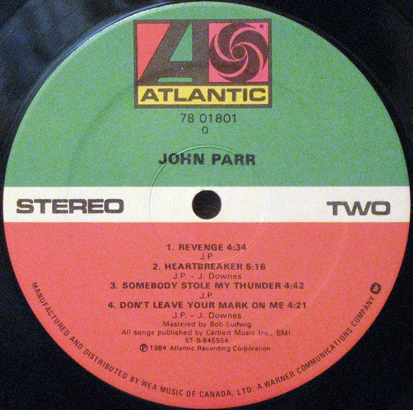John Parr : John Parr (LP, Album)