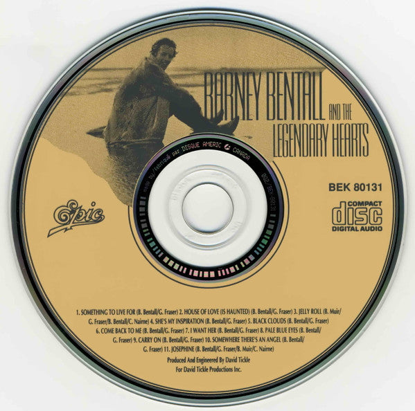 Barney Bentall And The Legendary Hearts : Barney Bentall And The Legendary Hearts (CD, Album)