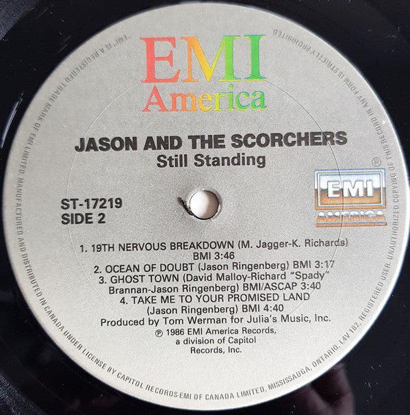 Jason & The Scorchers : Still Standing (LP, Album)