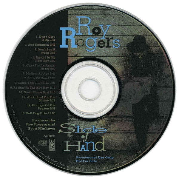 Roy Rogers (2) : Slide Of Hand (CD, Album)