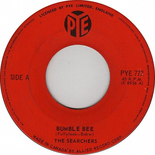 The Searchers : Bumble Bee (7", Single)