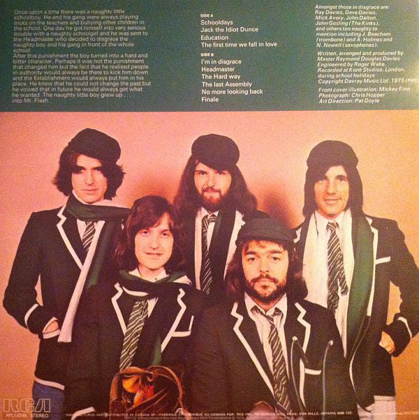 The Kinks : The Kinks Present Schoolboys In Disgrace (LP, Album, RE)