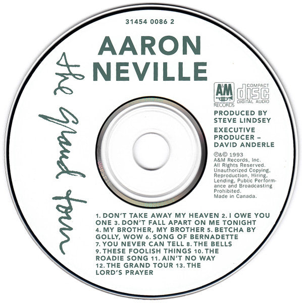 Aaron Neville : The Grand Tour (CD, Album)
