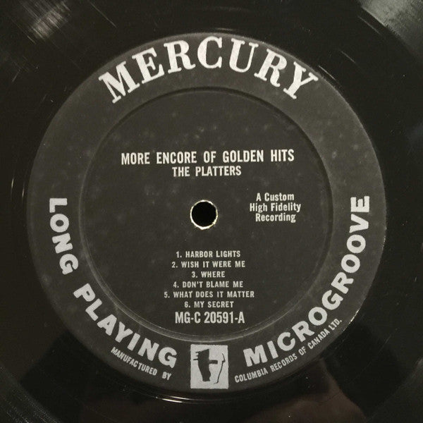 The Platters : More Encore Of Golden Hits (LP, Comp, Mono)