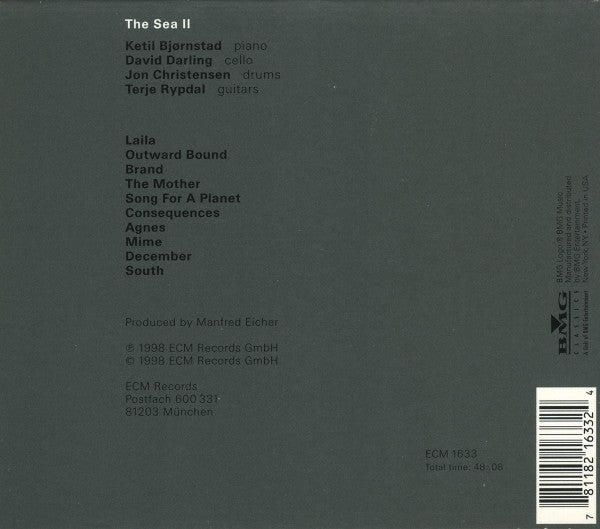 Ketil Bjørnstad / David Darling / Jon Christensen / Terje Rypdal : The Sea II (CD, Album)