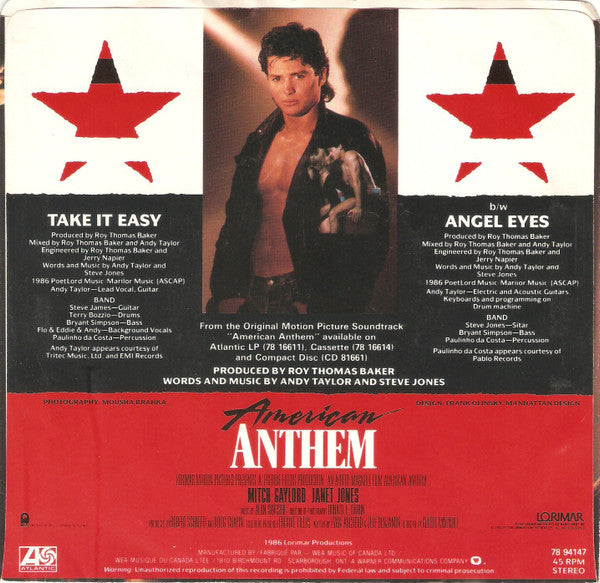 Andy Taylor : Take It Easy (7", Single)