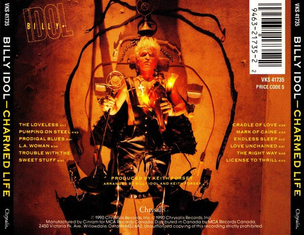 Billy Idol : Charmed Life (CD, Album)