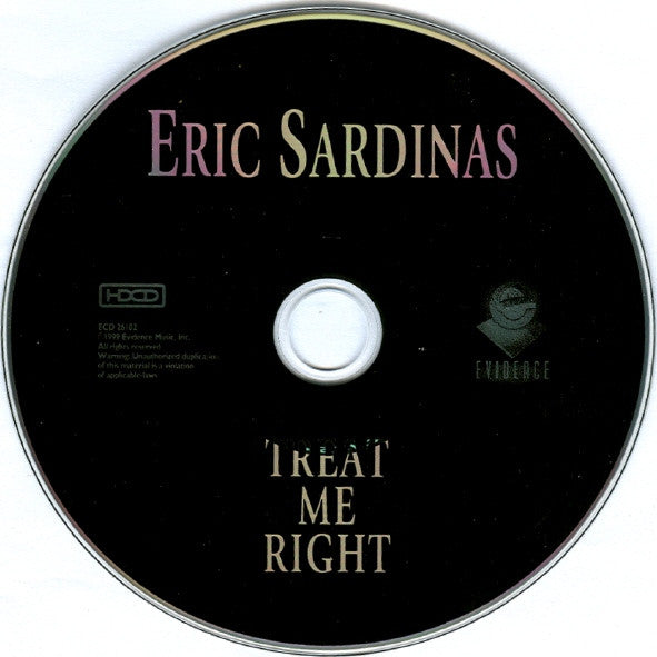 Eric Sardinas : Treat Me Right (HDCD, Album)