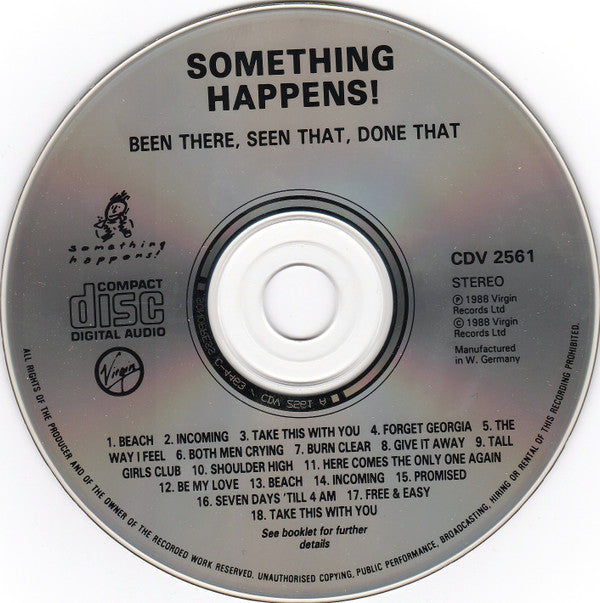 Something Happens!* : Been There, Seen That, Done That (CD, Album)
